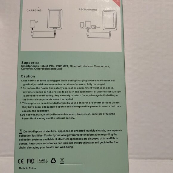 3- Letscom Universal Power Bank Portable Chargers- USB Charging For Smartphones - Picture 2 of 3